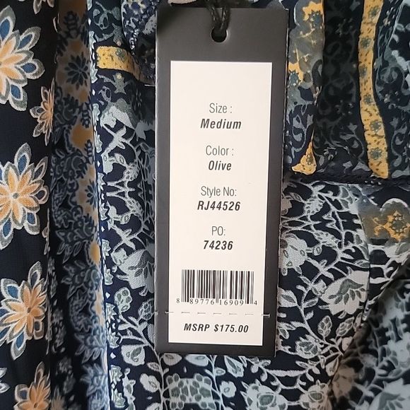 Romeo and Juliet patchwork cocktail dress size M NWT - Picture 3 of 4